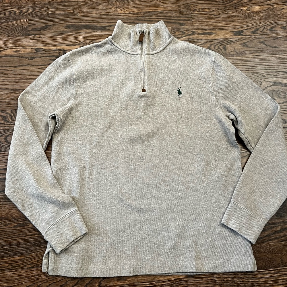 Like New Mens Small Ralph Lauren Pullover 3/4 zip